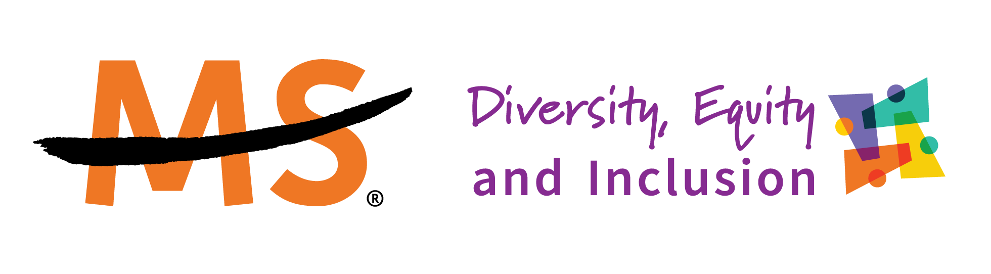 Diversity, Equity and Inclusion logo with colorful design